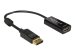 DELOCK Adapterkabel DisplayPort 1.2 Stecker > HDMI Buchse schwarz 4K Passiv