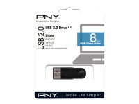 PNY USB-Stick Attaché 4 2.0 8GB lesen 25MB/S schreiben 8MB/S