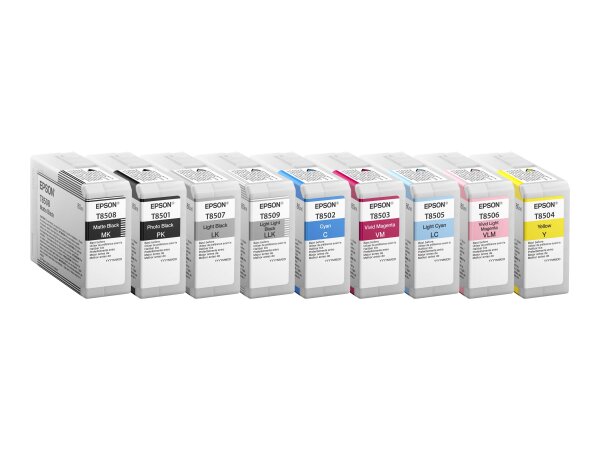 EPSON 5LB Singlepack Yellow T850400 UltraChrome HD ink 80ml