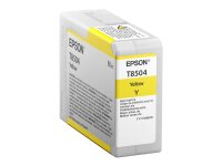 EPSON 5LB Singlepack Yellow T850400 UltraChrome HD ink 80ml