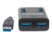 MANHATTAN USB 3.0 Hub 4 Ports Stromversorgung ueber USB Schwarz Abwaertskompatibel zu USB 2.0 und 1.1 Geraeten