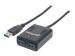 MANHATTAN USB 3.0 Hub 4 Ports Stromversorgung ueber USB Schwarz Abwaertskompatibel zu USB 2.0 und 1.1 Geraeten