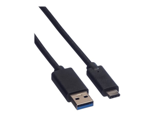 ROLINE USB 3.2 Gen 1 Kabel A-C ST/ST schwarz 0,5m