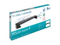 IRIS IRISCan Express 4 - portabler A4 Einzelblatt Farbscanner 8ppm 300/600/1200 DPI USB TWAIN - Win/Mac