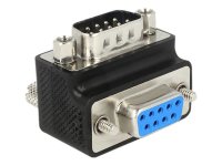 DELOCK Adapter Sub-D 9Pin St/Bu 90G gewinkelt...