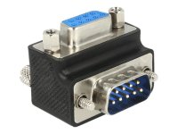 DELOCK Adapter Sub-D 9Pin St/Bu 270G gewinkelt...