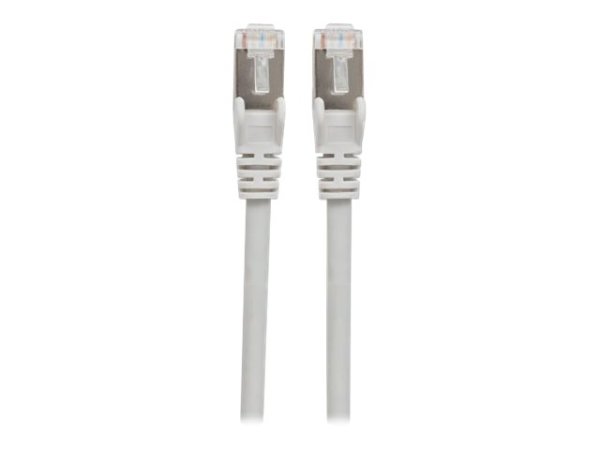 INTELLINET Netzwerkkabel Cat6 S/FTP CU LSOH 3,0m Grau RJ-45 Stecker / RJ-45 Stecker Vergoldete Kontakte Polybeutel