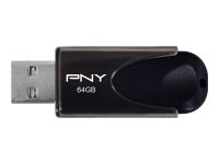 PNY USB-Stick Attaché 4 2.0 64GB lesen 25MB/S schreiben 8MB/S