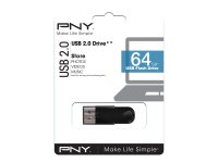 PNY USB-Stick Attaché 4 2.0 64GB lesen 25MB/S schreiben 8MB/S