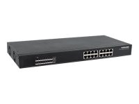 INTELLINET 16-Port Gigabit Ethernet PoE+ Switch Endspan,...