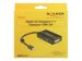 DELOCK Adapterkabel mini DisplayPort Stecker > 1 x DisplayPort + 1 x HDMI + 1 x DVI 24+1 schwarz