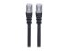 INTELLINET Netzwerkkabel Cat6 S/FTP LS0H 1m Schwarz RJ-45 Stecker / RJ-45 Stecker Vergoldete Kontakte