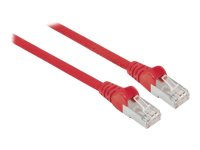 INTELLINET Netzwerkkabel Cat6 S/FTP LS0H 1m Rot RJ-45 Stecker / RJ-45 Stecker Vergoldete Kontakte