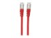 INTELLINET Netzwerkkabel Cat6 S/FTP LS0H 1m Rot RJ-45 Stecker / RJ-45 Stecker Vergoldete Kontakte