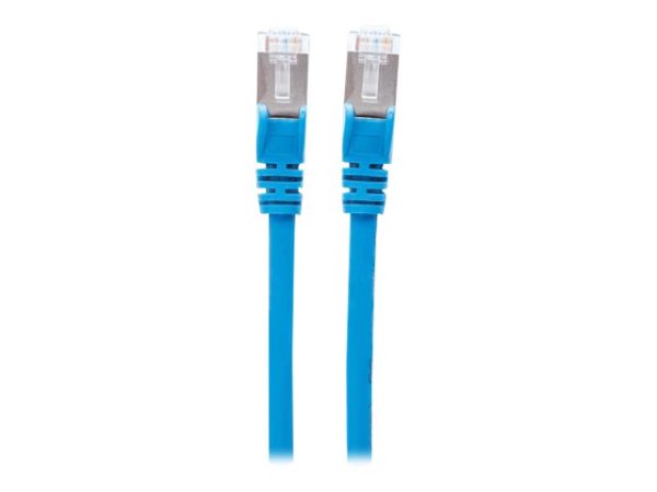 INTELLINET Netzwerkkabel Cat6 S/FTP CU LS0H 15,0m Blau RJ-45 Stecker / RJ-45 Stecker Vergoldete Kontakte