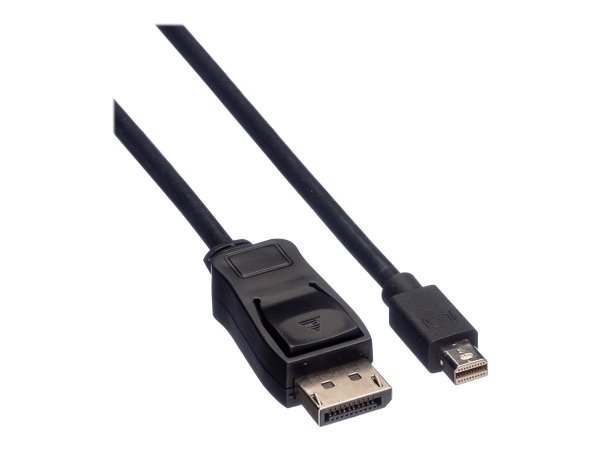 VALUE DisplayPort Kabel DP ST - Mini DP ST schwarz 2m