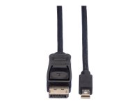 VALUE DisplayPort Kabel DP ST - Mini DP ST schwarz 2m