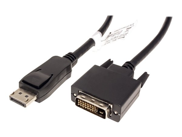 VALUE DisplayPort Kabel DP ST - DVI 24+1 ST schwarz 1m