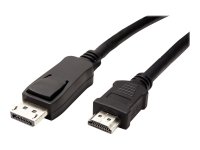 VALUE DisplayPort Kabel DP - HDTV ST/ST schwarz 2m