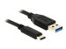 DELOCK Kabel USB 3.1 Gen 2 USB A Stecker > USB Type-C Stecker 0,5 m schwarz