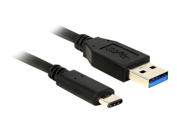 DELOCK Kabel USB 3.1 Gen 2 USB A Stecker > USB Type-C Stecker 1,0 m schwarz