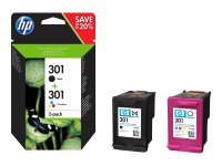 HP 301 original Ink cartridge N9J72AE Combo 2-Pack...