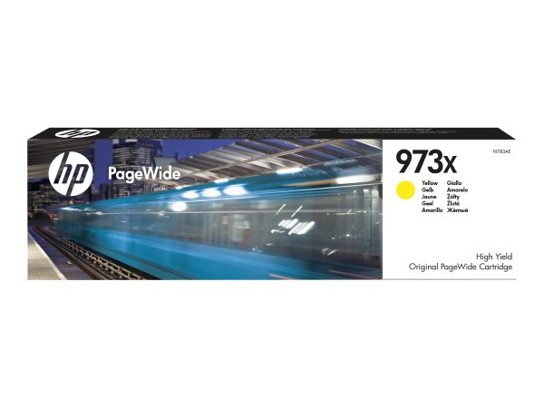 HP 973X original high yield yellow PageWide cartridge F6T83AE