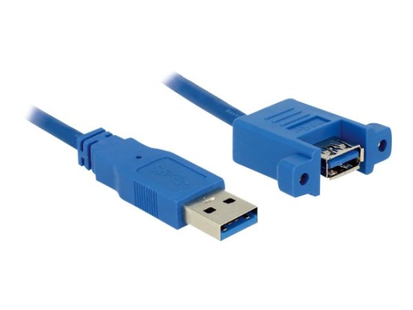 DELOCK Kabel USB 3.0 A Stecker > USB 3.0 A Buchse zum Einbau 1 m