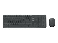 LOGITECH MK235 Wireless Keyboard + Mouse Combo Grey (DE)