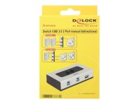 DELOCK Switch 2-port USB 3.0manuell bidirektional Delock