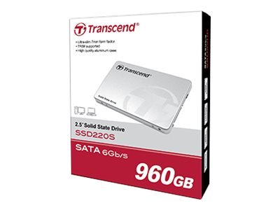 TRANSCEND SSD220S SSD 480GB intern 6,4cm 2,5Zoll SATA 6Gb/s TLC