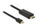 DELOCK Kabel Mini Displayport 1.1 Stecker > HDMI-A Stecker 1 m