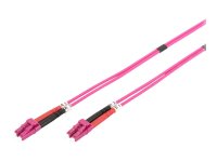 DIGITUS LWL Patchkabel LC zu LC Multimode 50/125 Duplex...