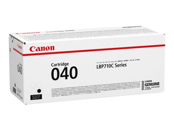 CANON 040BK Toner schwarz fuer LBP710Cx/712Cx Standardkapazität 6.300 Seiten