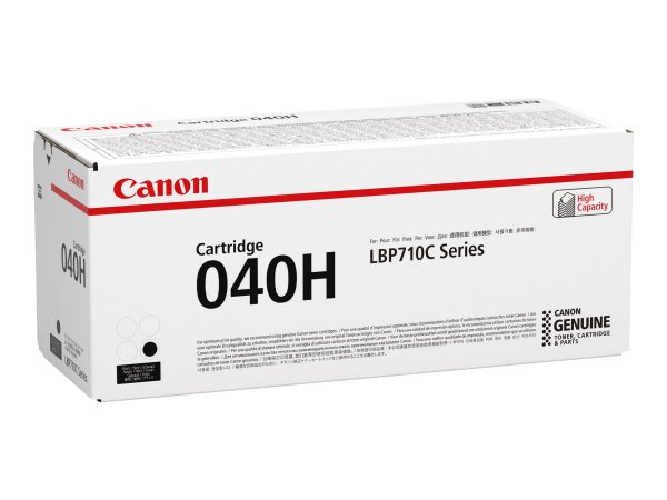 CANON 040HBK Toner fuer LBP710Cx/712Cx schwarz Standardkapazität 12.500 Seiten