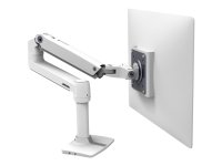 ERGOTRON LX LCD Arm fuer Tischmontage weiss bis 81cm 32Zoll Display anheben bis 33cm 2,3-11,3kg belastbar VESA 75x75 100x100mm