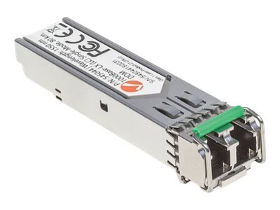 INTELLINET Gigabit SFP Mini-GBIC Transceiver 1000Base-LX (LC) Single-Mode Port Reichweite bis zu 80 km Wellenlaenge 1550 nm