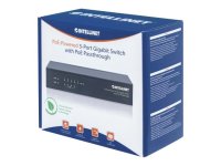 INTELLINET 5-Port PoE+ Gigabit Switch Desktop...