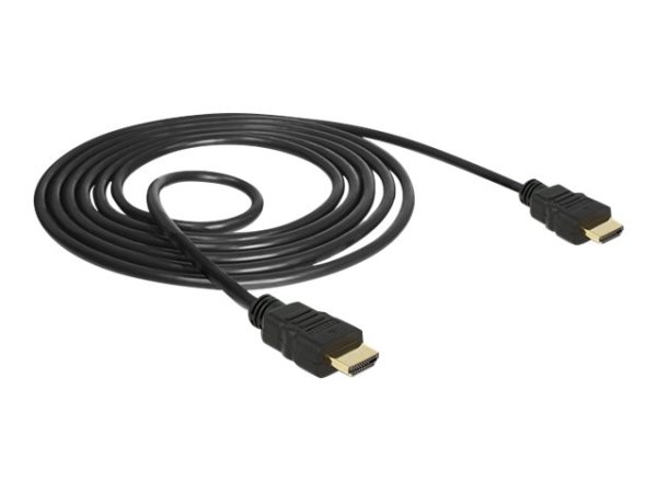 DELOCK Kabel HDMI A Stecker > HDMI A Stecker High Speed with Ethernet 4K 1,5 m