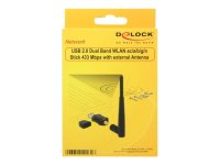 DELOCK WLAN USB 2.0 Stick Nano Dualband 2.4/5 GHz WLAN-AC...