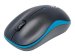 MANHATTAN Success Wireless Maus USB optisch drei Tasten plus Mausrad 1000 dpi schwarz blau