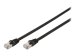 DIGITUS CAT6 S/FTP Outdoor-Patchkabel AWG 27/7 2xRJ45 UV beständig -30 C bis zu +80 C schwarz 1m