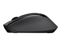 LOGITECH M330 SILENT PLUS Mouse 3 buttons wireless 2.4 GHz USB wireless receiver black