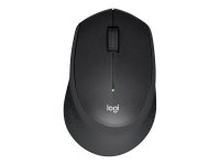 LOGITECH M330 SILENT PLUS Mouse 3 buttons wireless 2.4 GHz USB wireless receiver black