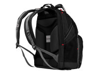 WENGER Synergy Notebook Rucksack fuer 35,8 bis 39,6cm 14,1 bis 15,6Zoll Tablet, Laptop schwarz grau