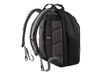 WENGER Legacy Notebook Rucksack fuer 35,8 bis 39,6cm 14,1 bis 15,6Zoll Tablet, Laptop schwarz grau