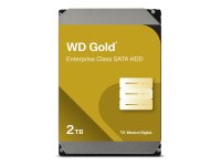 WD Gold 2TB HDD 7200rpm 6Gb/s serial ATA sATA 128MB cache 3.5inch intern RoHS compliant Enterprise Bulk