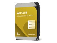 WD Gold 1TB HDD 7200rpm 6Gb/s serial ATA sATA 128MB cache 3.5inch intern RoHS compliant Enterprise Bulk