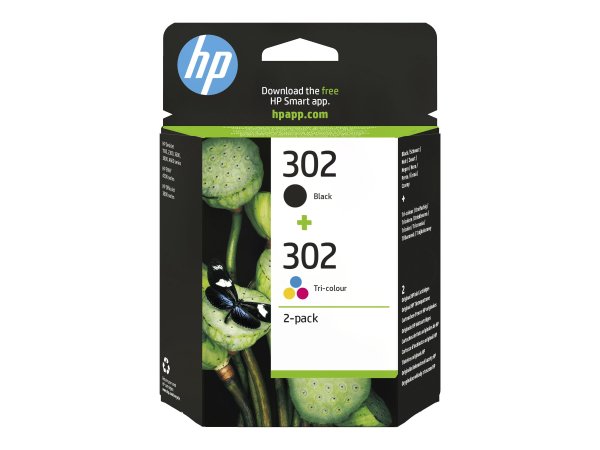 HP 302 original Ink cartridge X4D37AE Combo 2-Pack