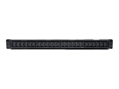 INTELLINET Patchpanel 24 Port unbestueckt 1 HE nummerierte Ports abnehmbare Kabelmanagementleiste